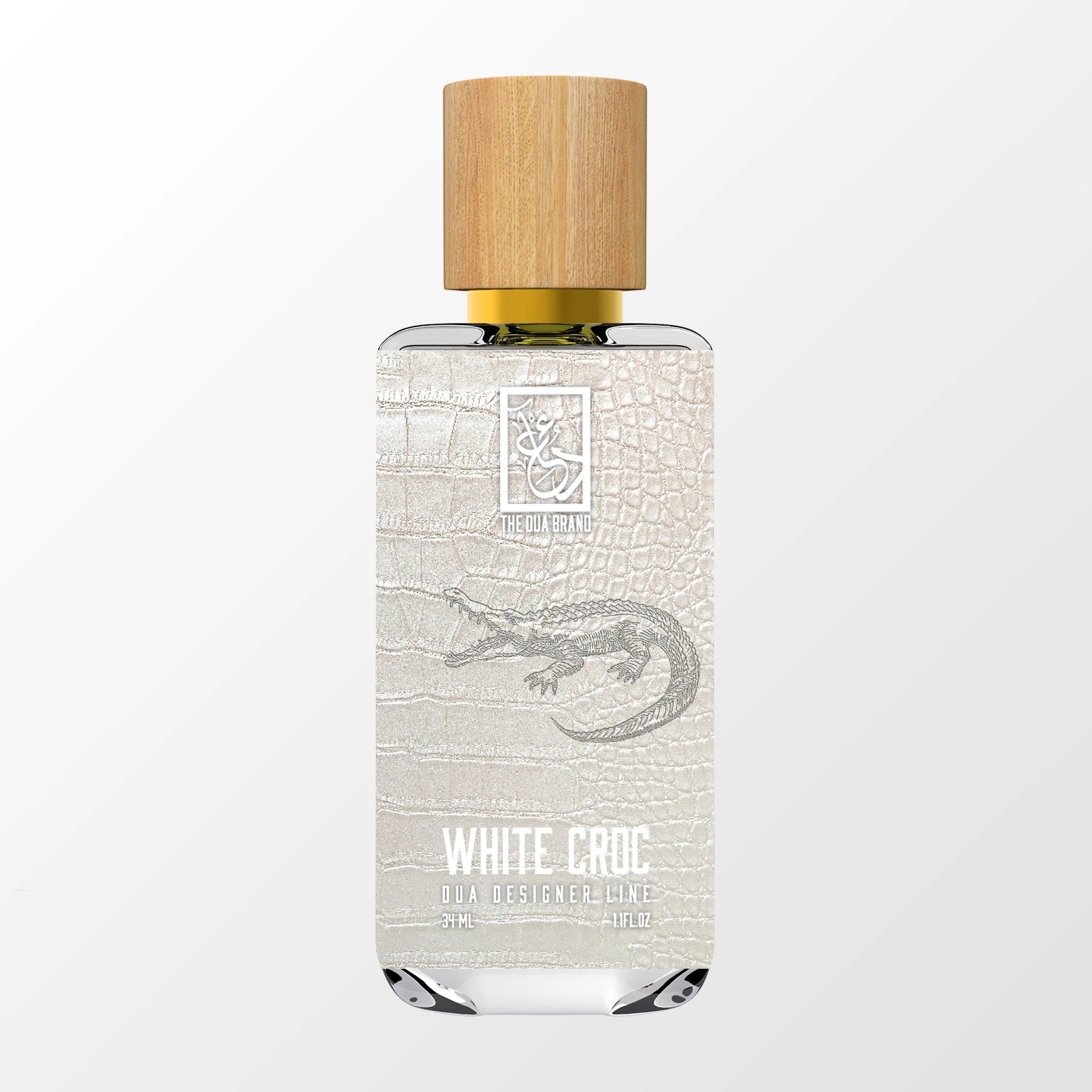 White Croc by The Dua Brand perfume bottle