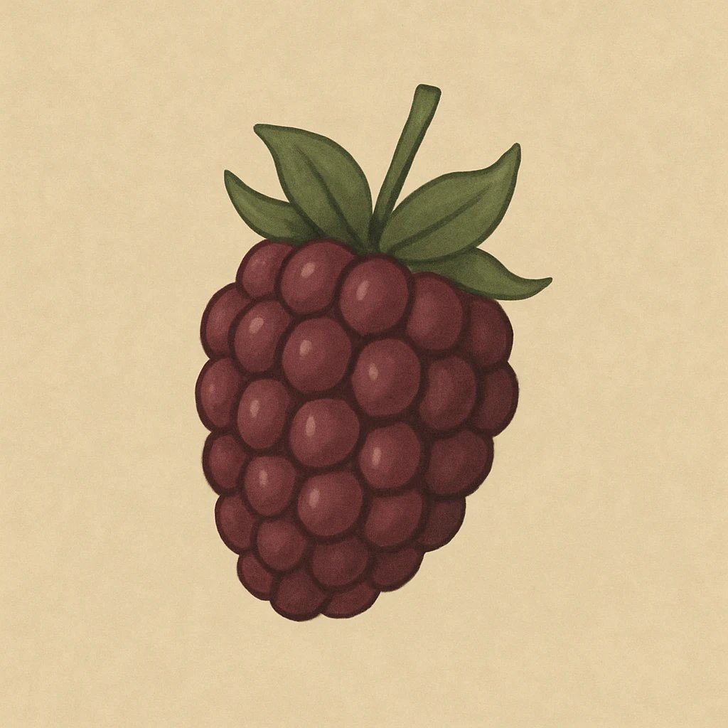 Picture of Boysenberry note