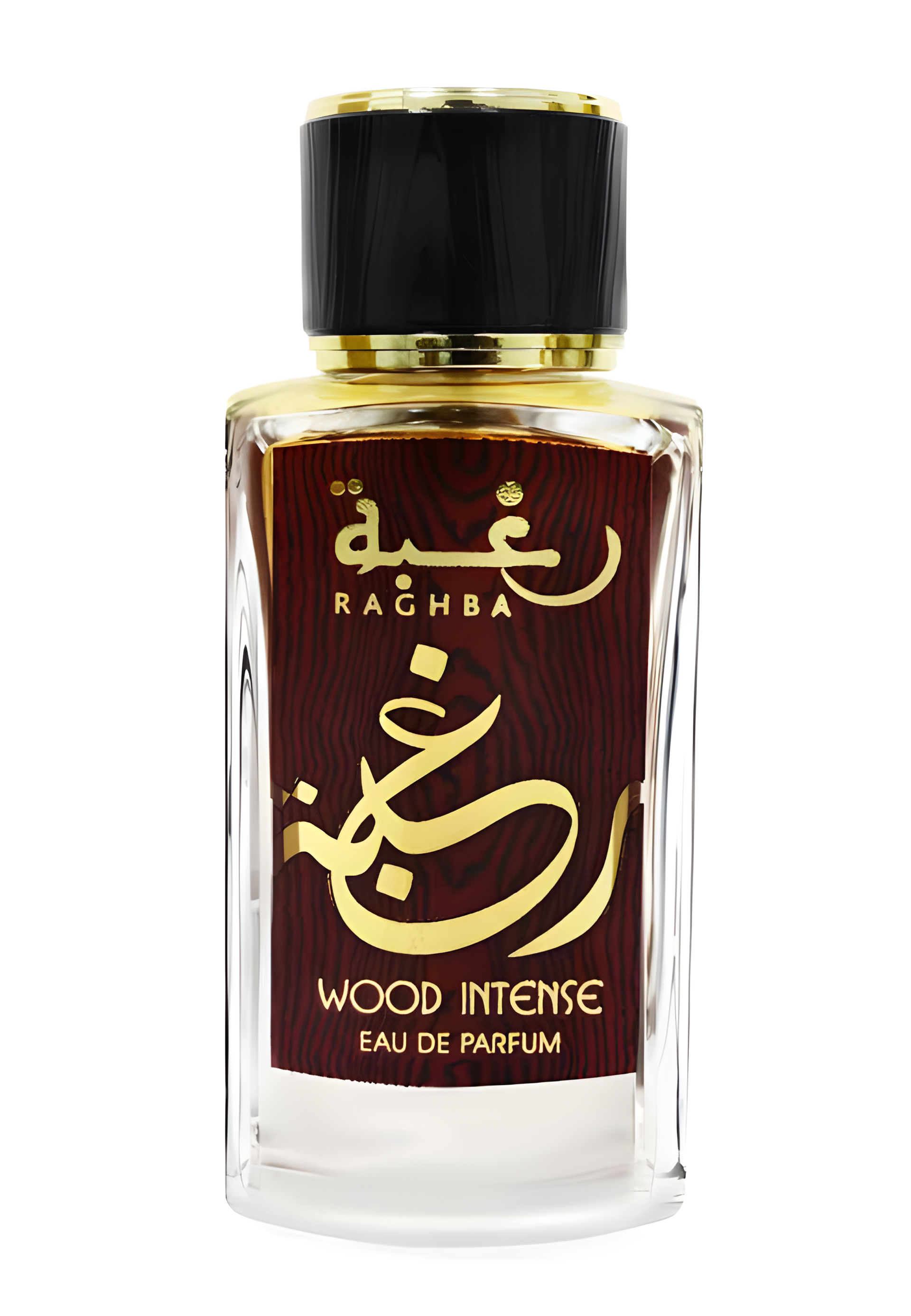 Raghba Wood Intense by Lattafa Perfumes perfume bottle