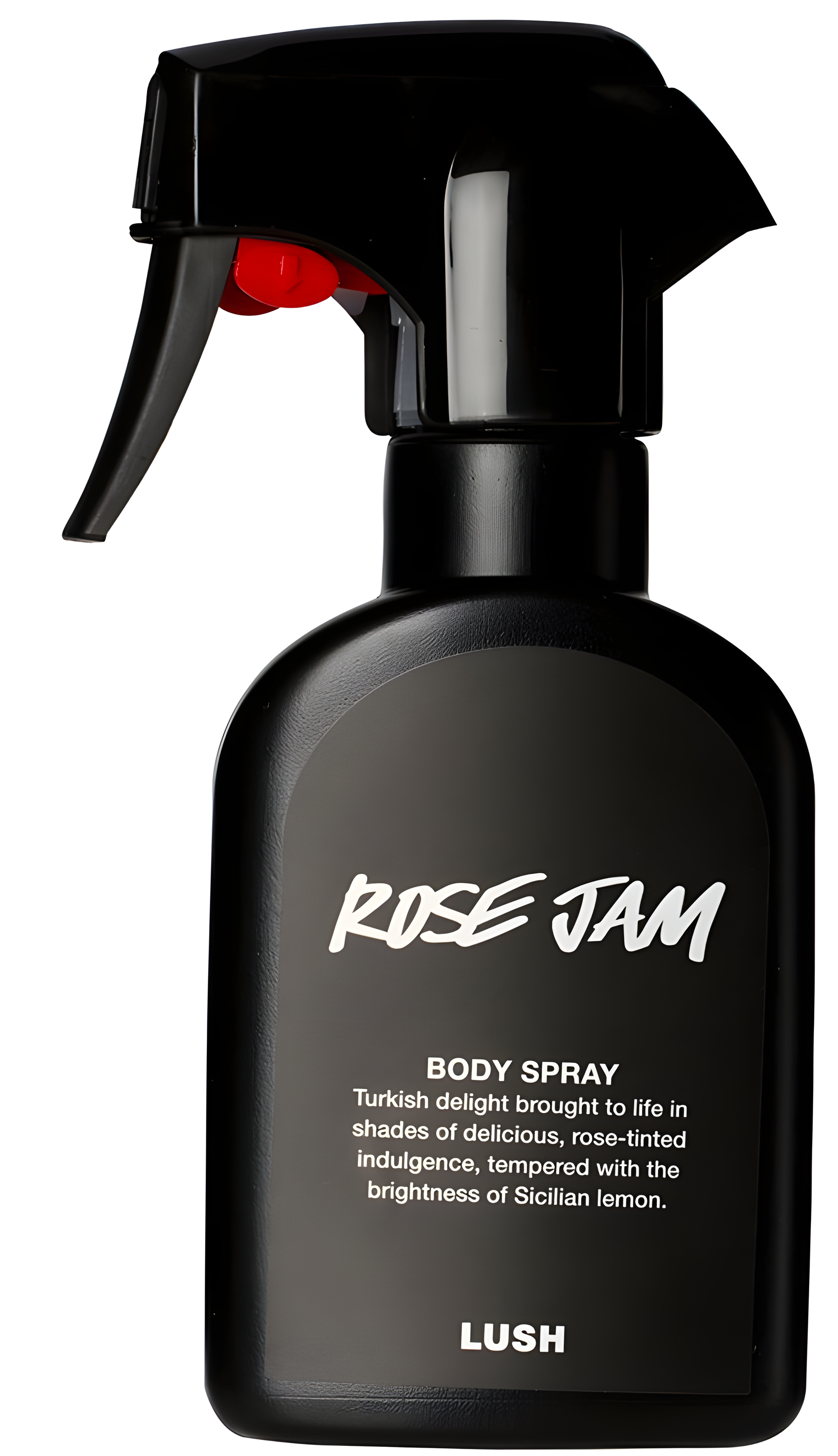 Rose Jam Body Spray by Lush perfume bottle