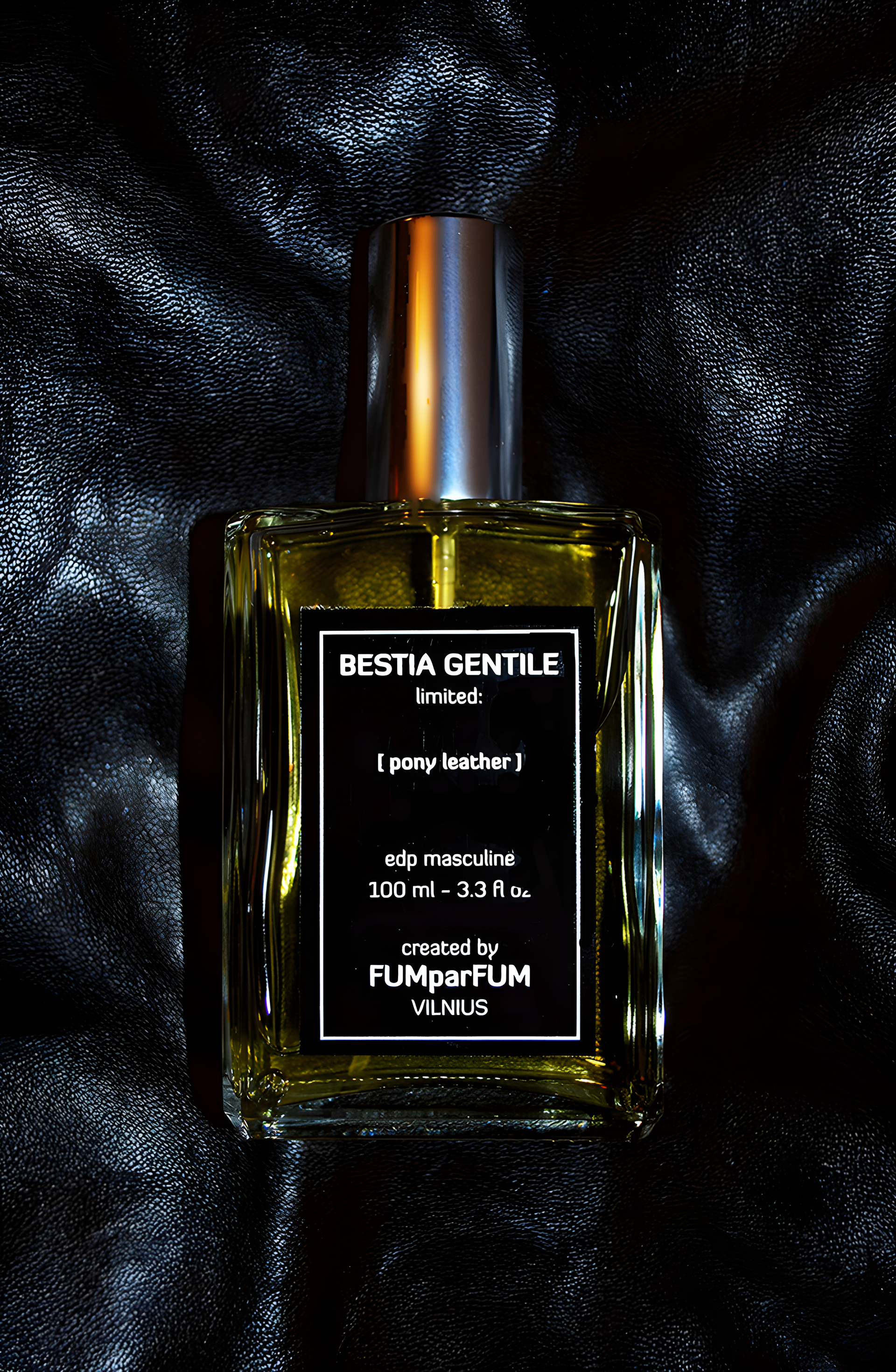 BESTIA GENTILE: Pony Leather by FUMparFUM perfume bottle
