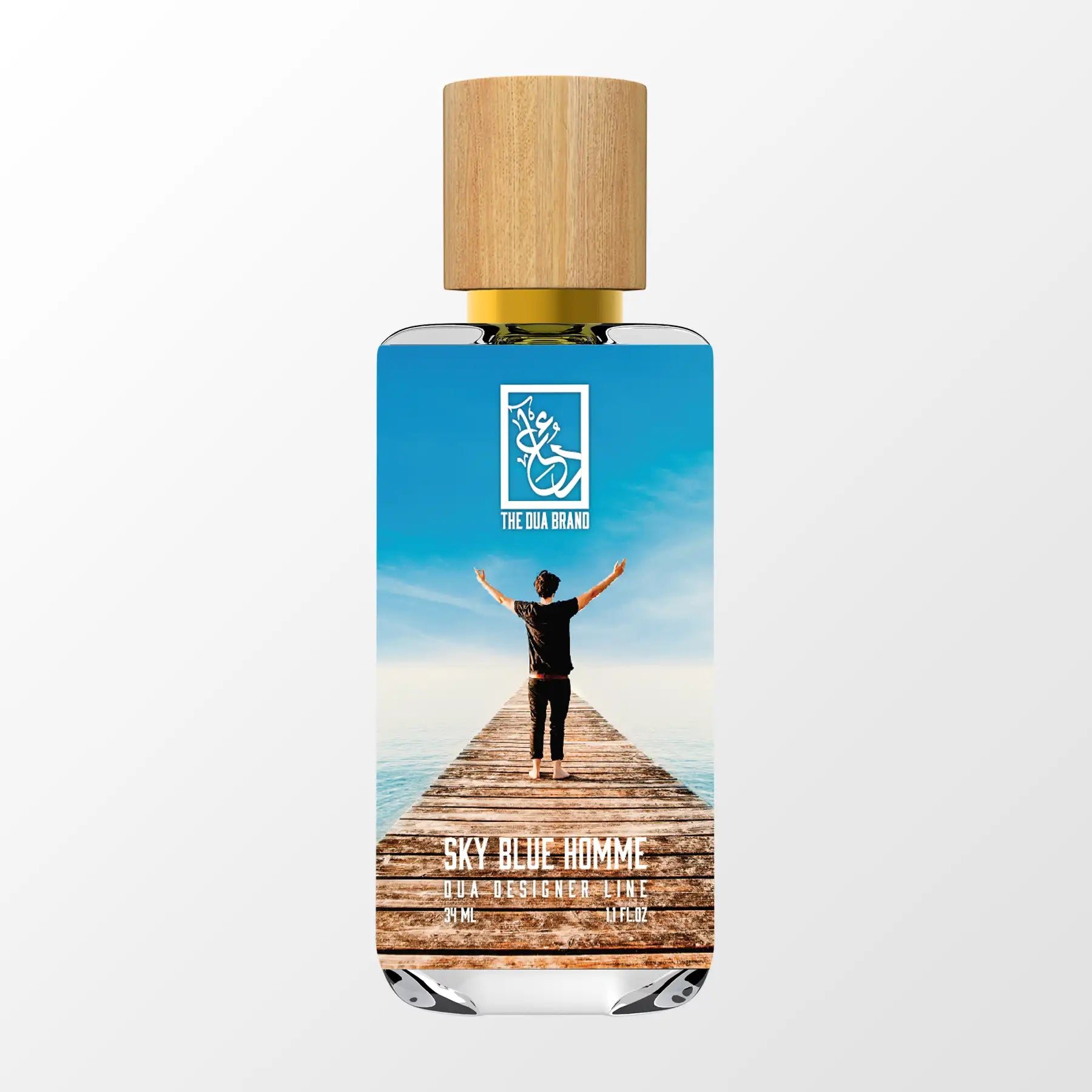 Sky Blue Homme by The Dua Brand perfume bottle