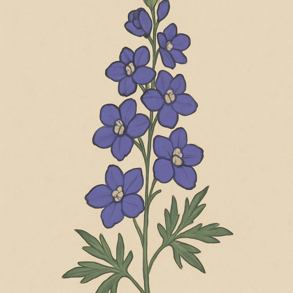 Picture of Larkspur note