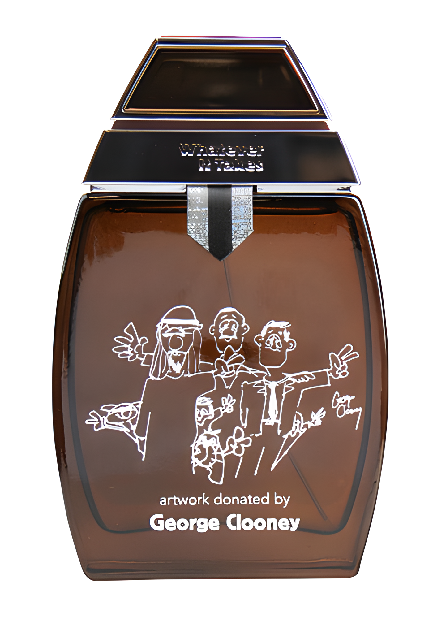 Whatever It Takes George Clooney Eau de Toilette by Apple Beauty perfume bottle