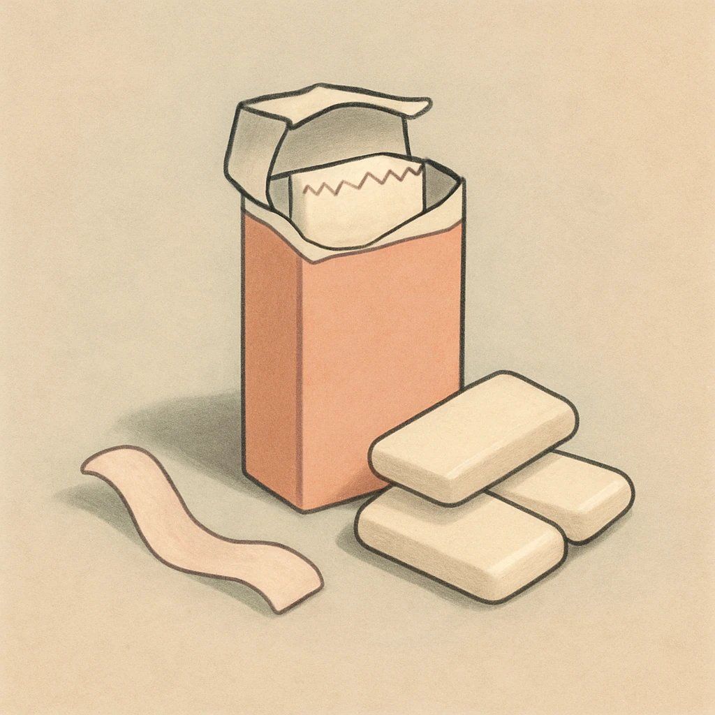 Picture of Chewing Gum note