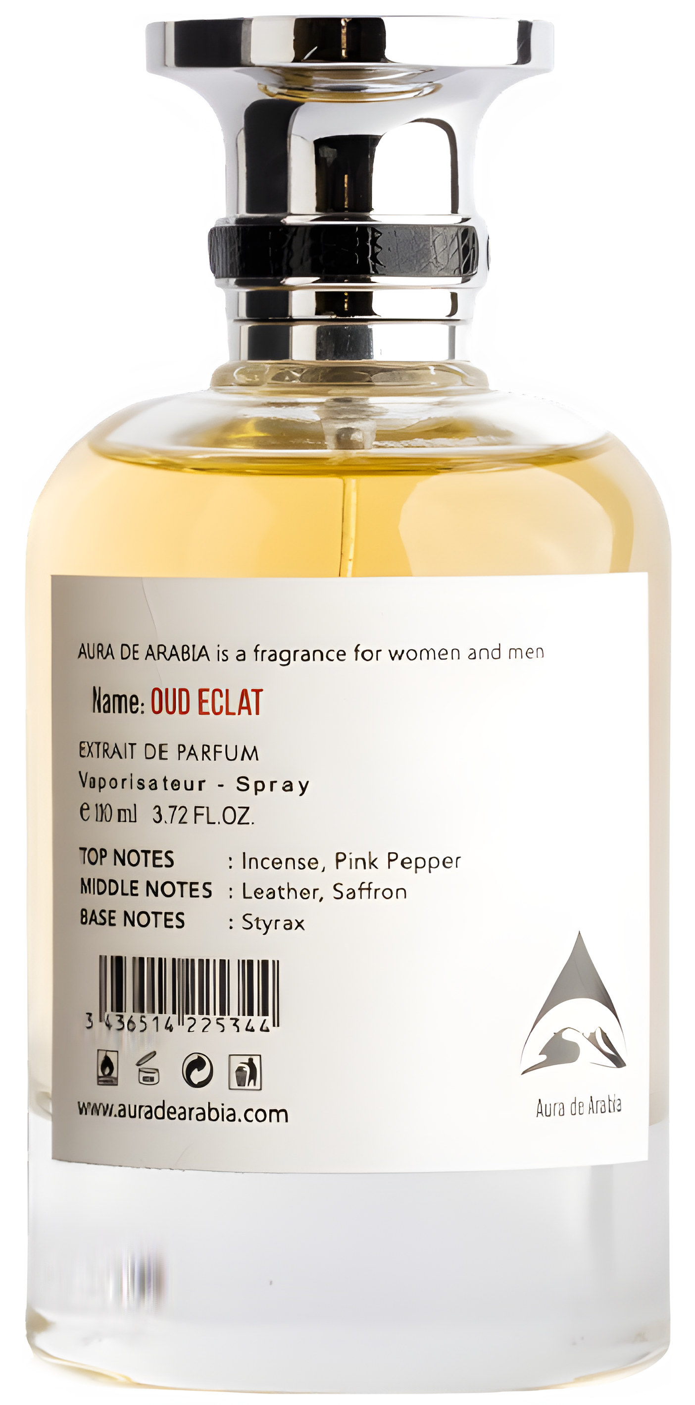 Oud Eclat by Aura de Arabia perfume bottle