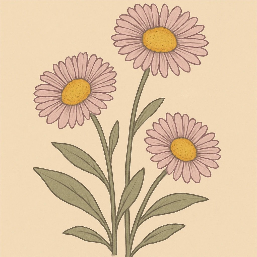 Picture of Erigeron (Fleabane) note