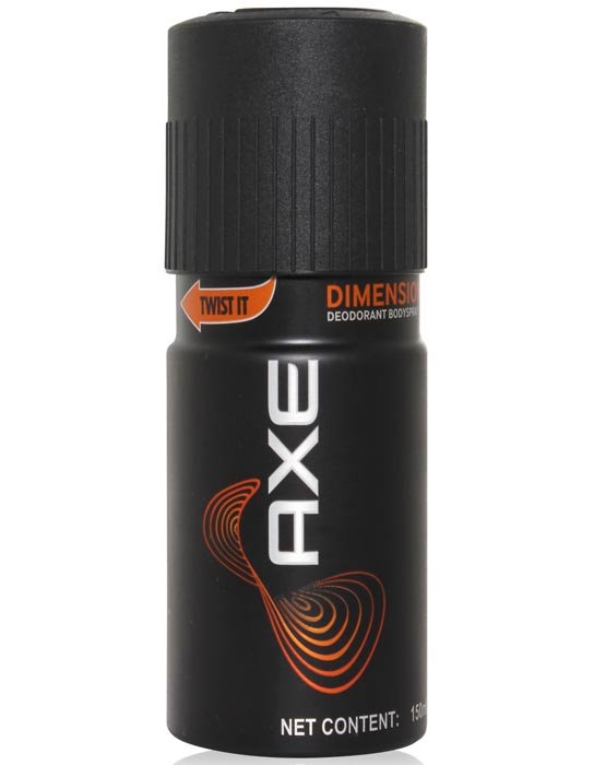 Dimension by AXE perfume bottle