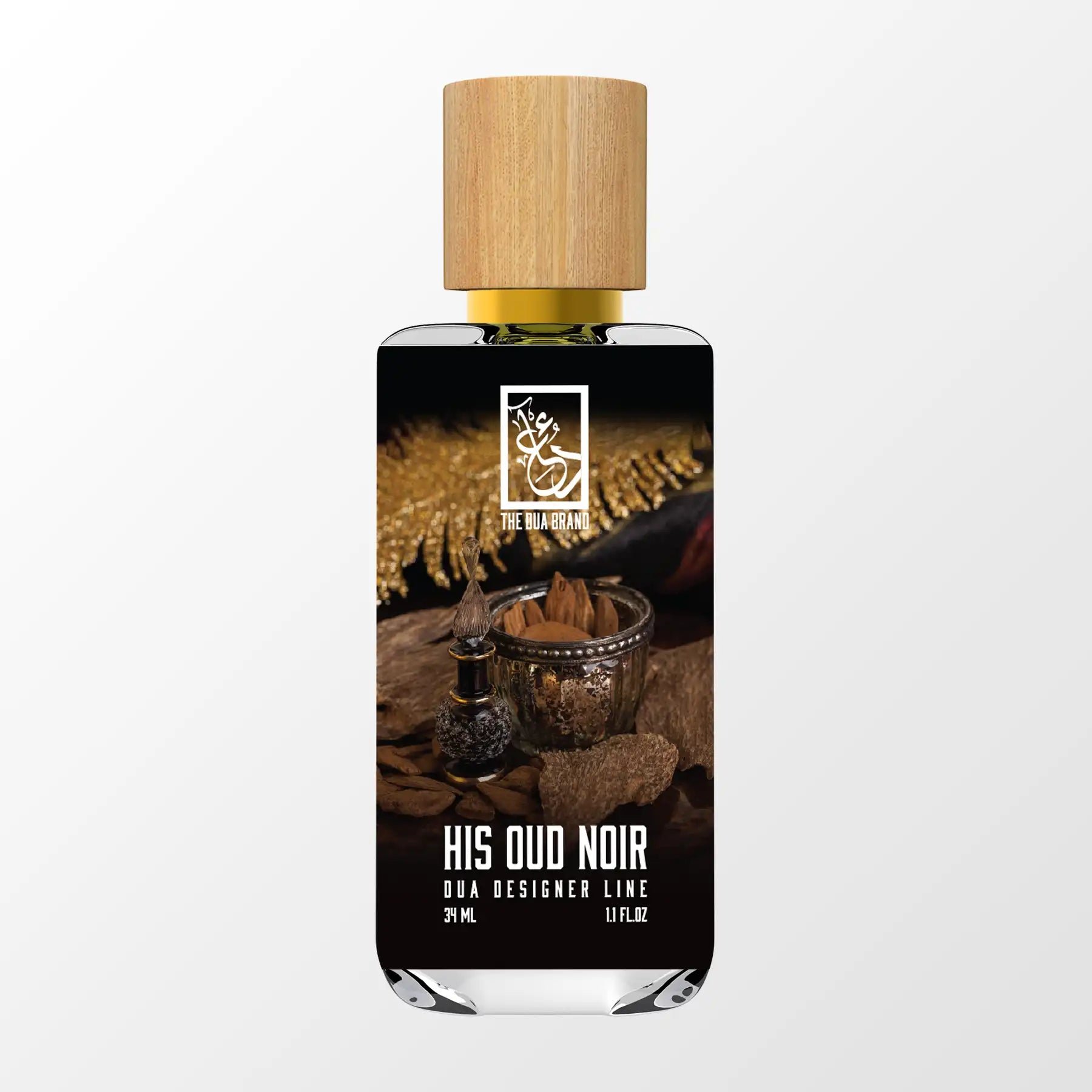 His Oud Noir by The Dua Brand perfume bottle