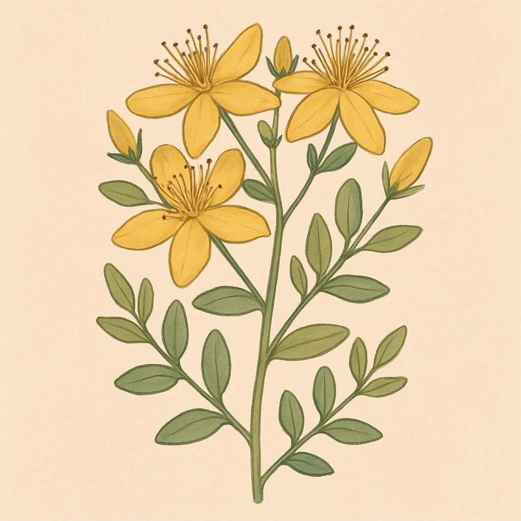 Picture of St. John's Wort note