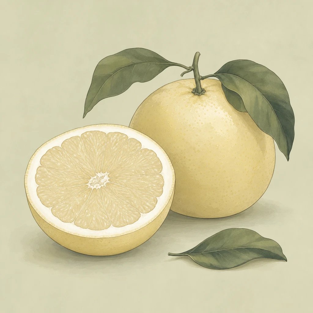 Picture of White Grapefruit note