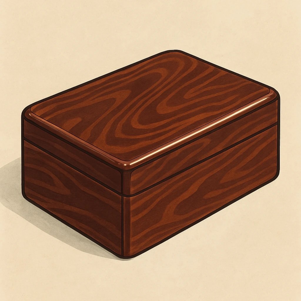 Picture of Lacquered Wood note