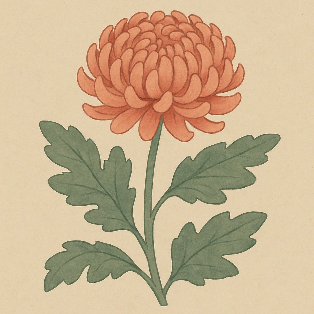 Picture of Chrysanthemum note