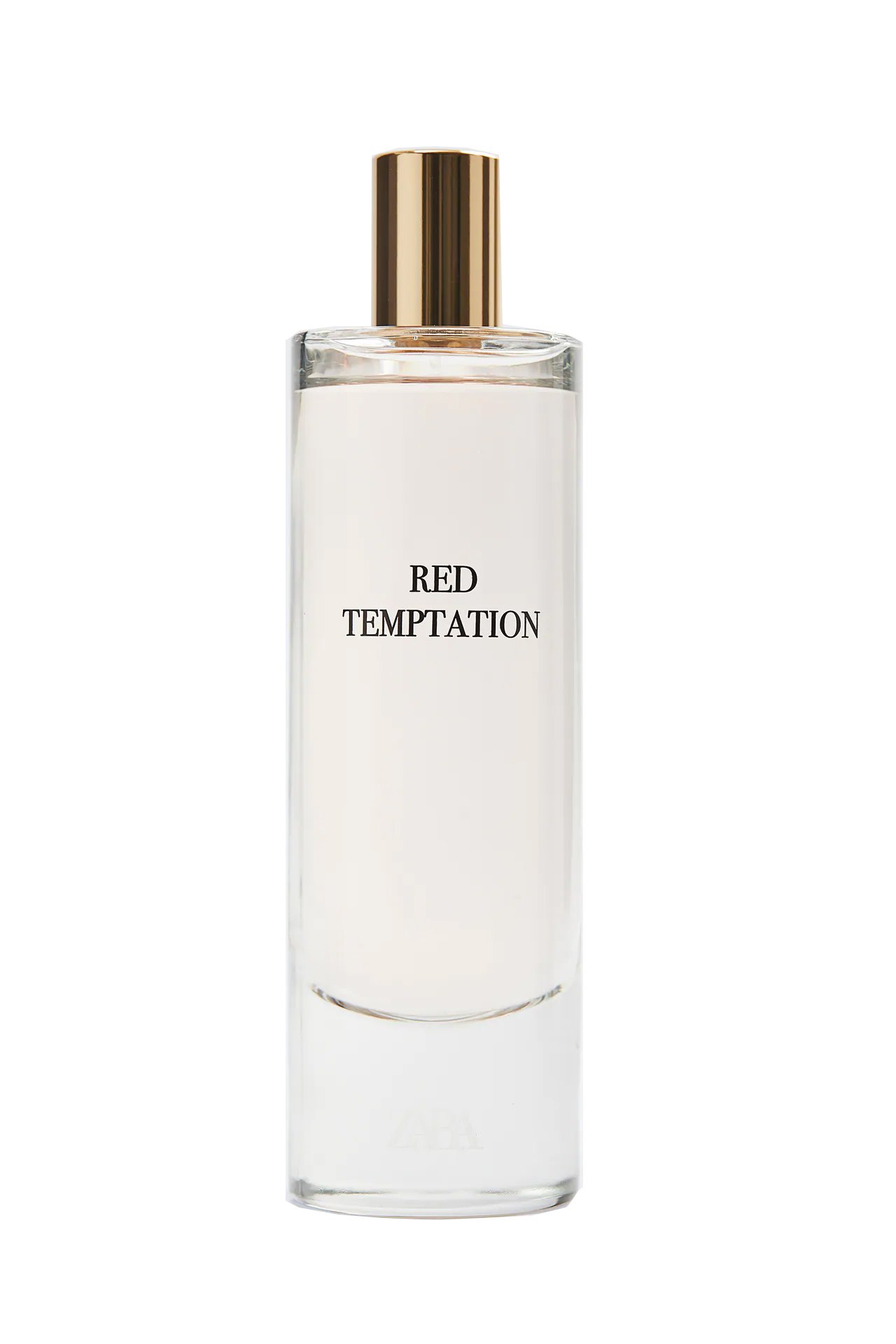 Red Temptation for Him by Zara perfume bottle