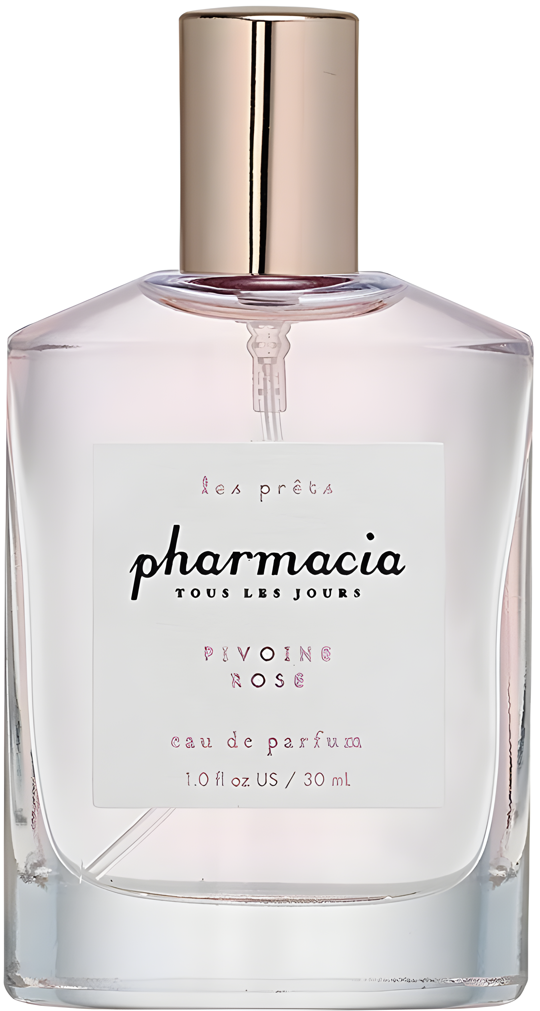 Pharmacia Pivione Rose by Anthropologie perfume bottle
