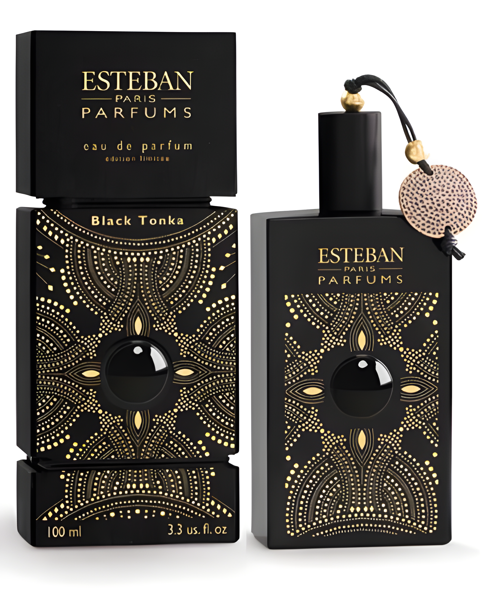 Black Tonka Eau de Parfum by Esteban perfume bottle