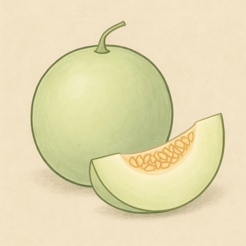 Picture of Honeydew Melon note