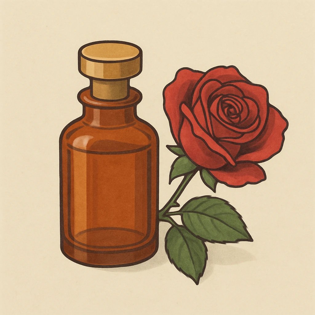 Picture of Red Rose Otto note