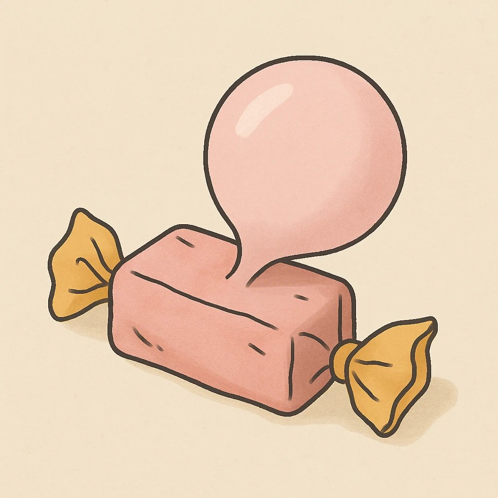 Picture of Bubble Gum note