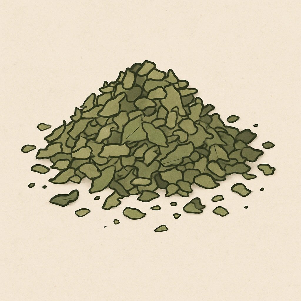 Picture of Crushed Leaves note