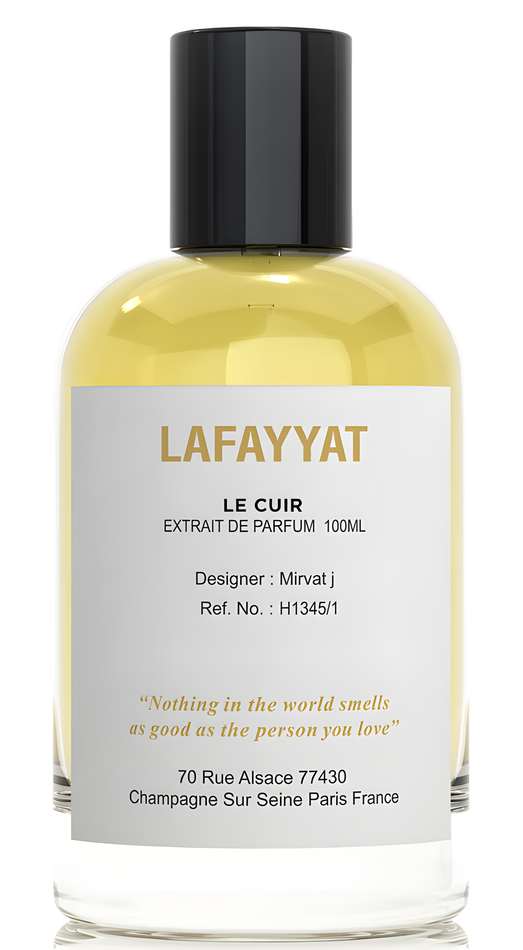 Le Cuir by Lafayyat perfume bottle