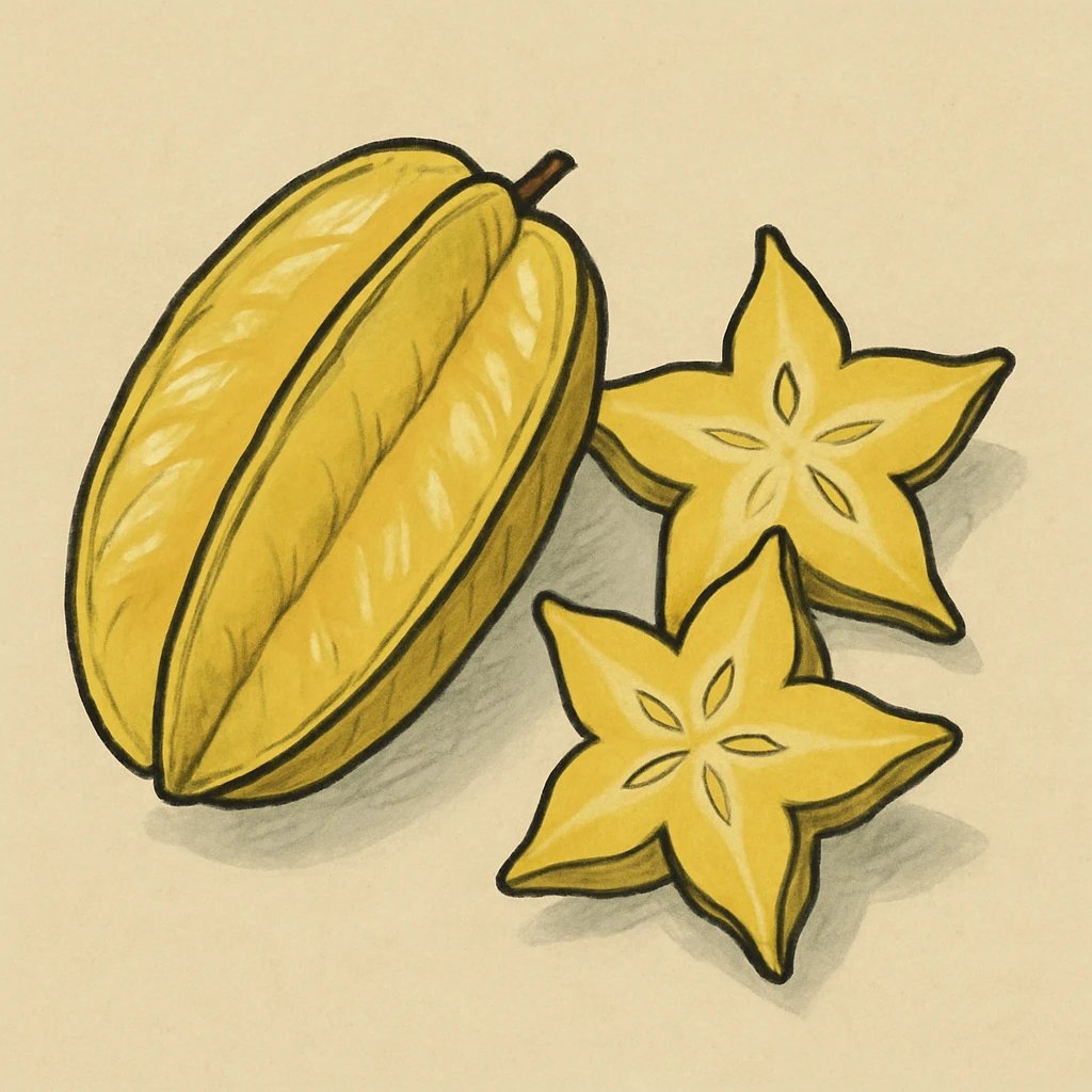 Picture of Carambola (Star Fruit) note