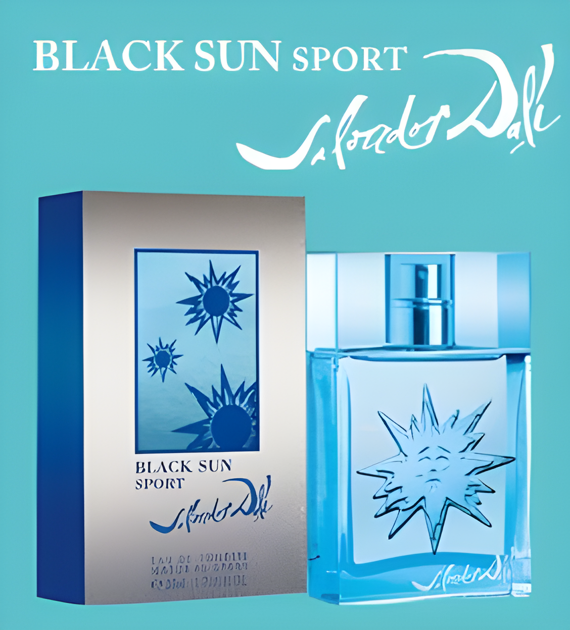Black Sun Sport by Salvador Dali perfume bottle