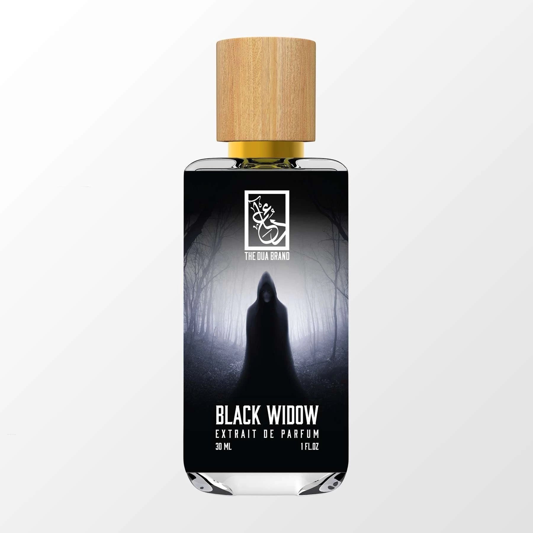 Black Widow by The Dua Brand perfume bottle