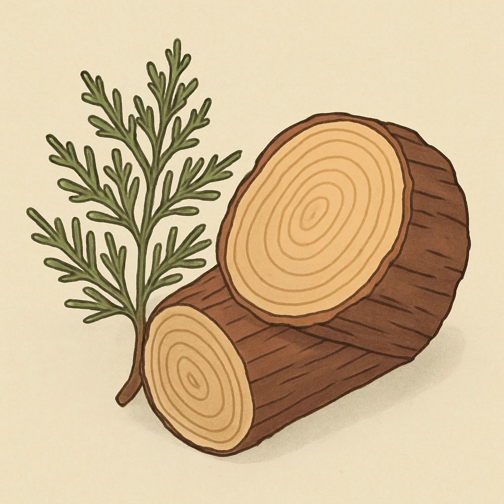 Picture of Virginia Cedarwood note