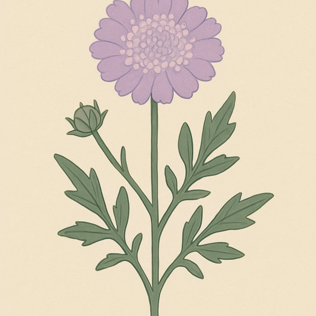 Picture of Field Scabious note