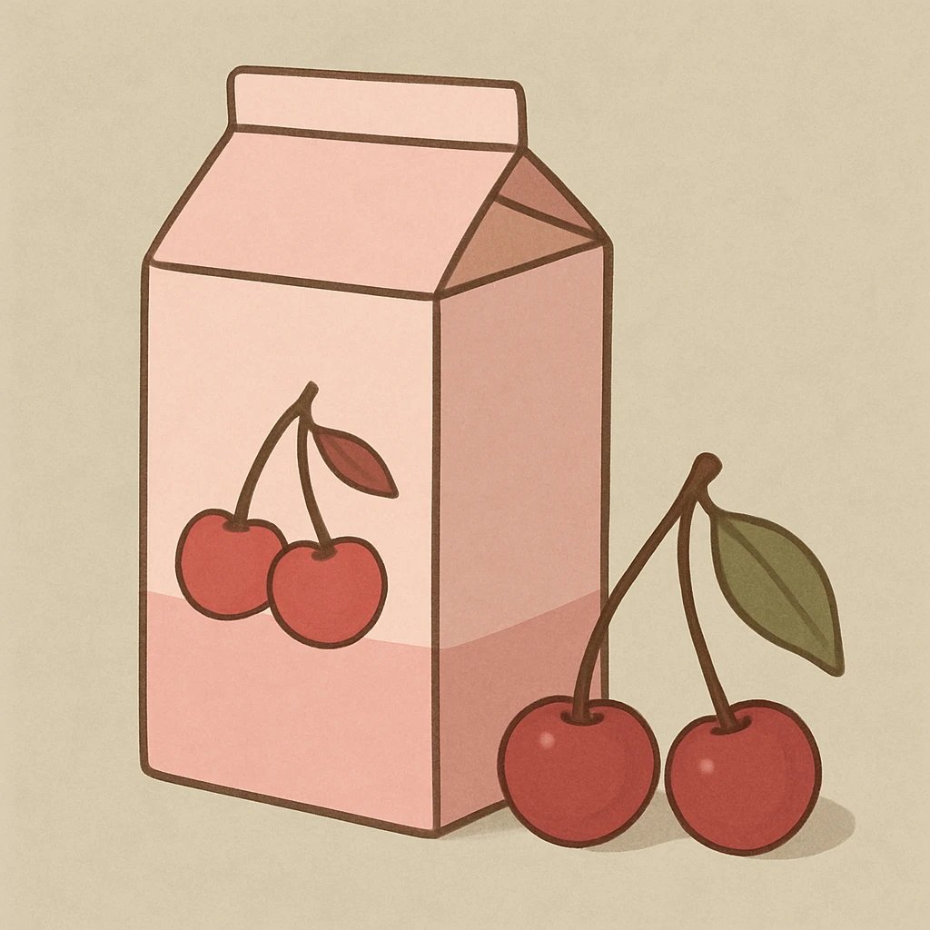Picture of Cherry Milk note