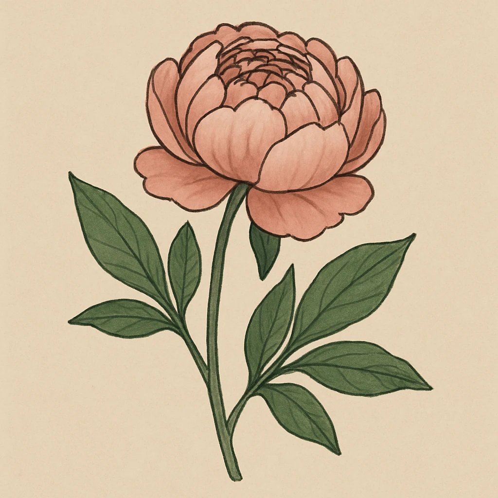 Picture of Peony note
