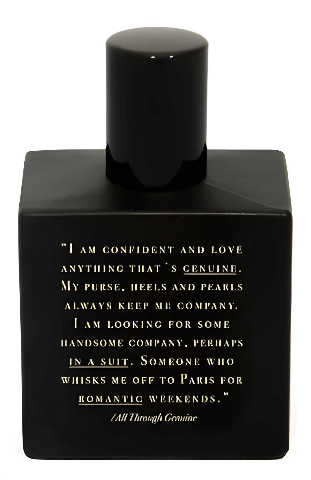 All Through Genuine by Make Up Store perfume bottle