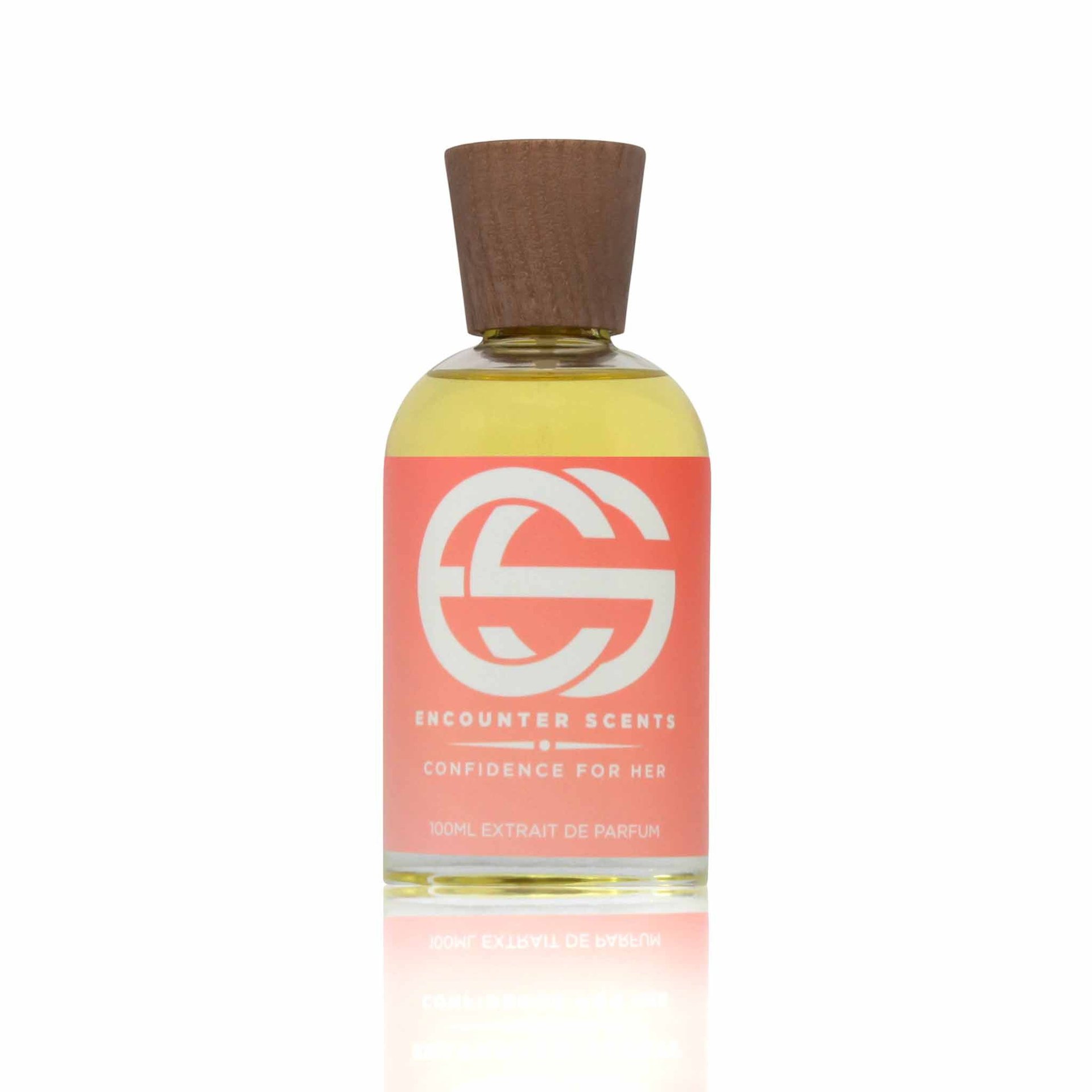 Confidence for Her by The Dua Brand perfume bottle