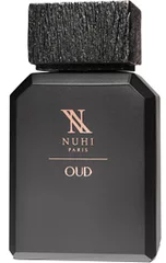 Oud by NUHI perfume bottle