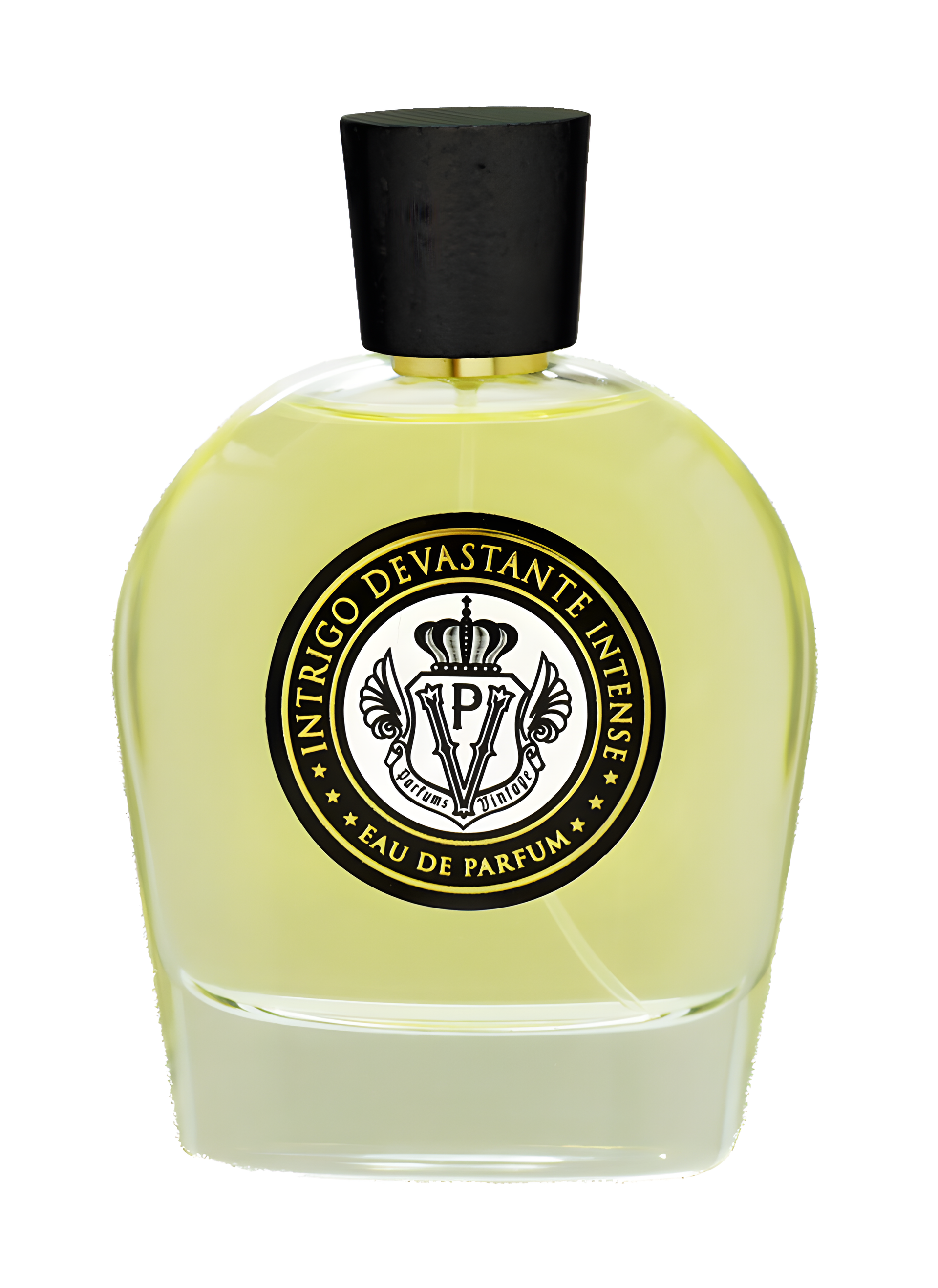 Intrigo Devastante Intense by Parfums Vintage perfume bottle
