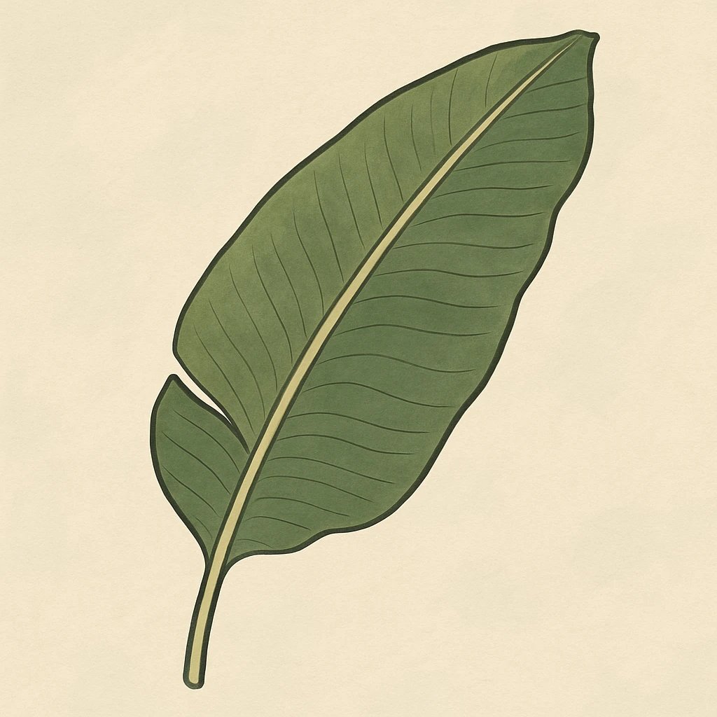 Picture of Banana Leaf note