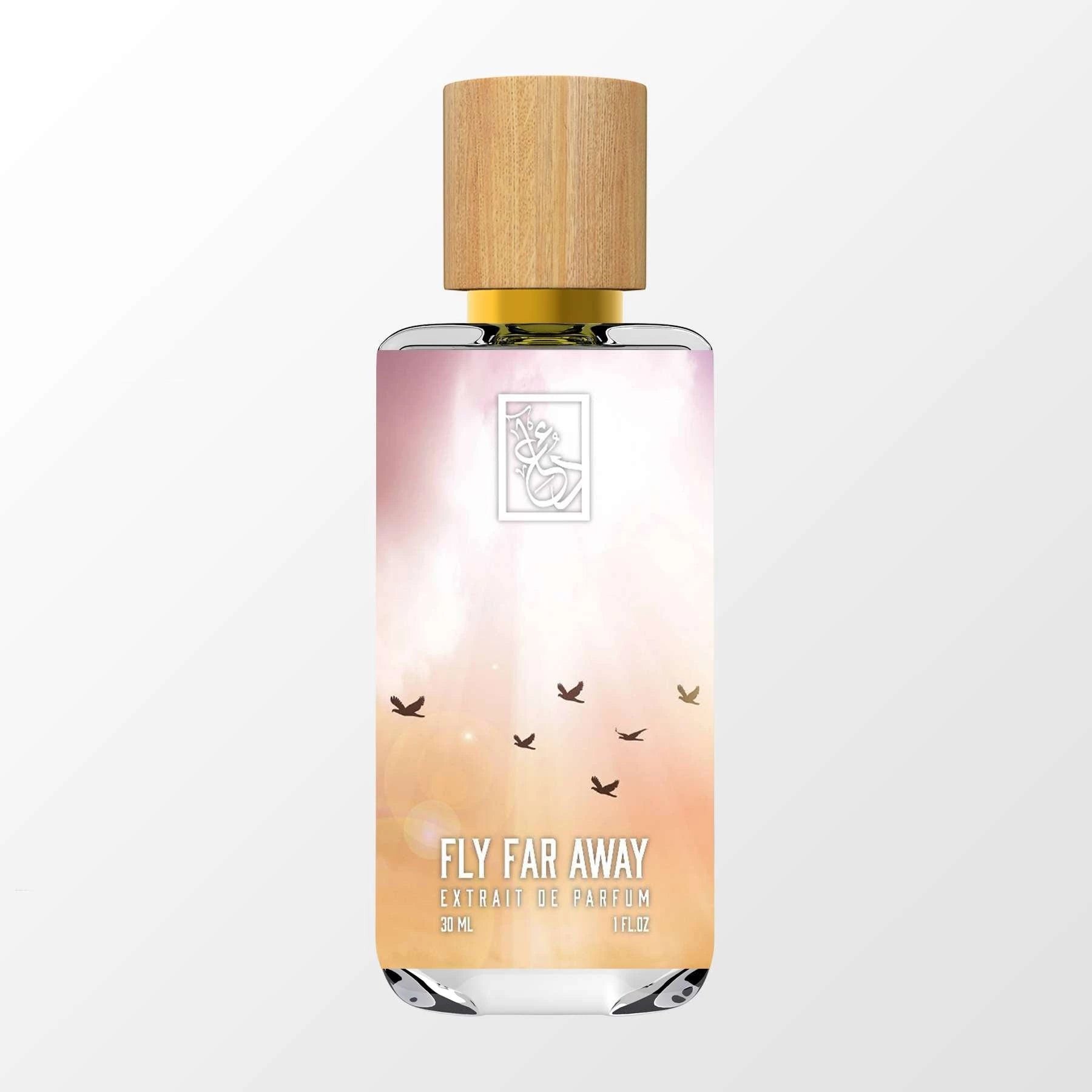 Fly Far Away by The Dua Brand perfume bottle