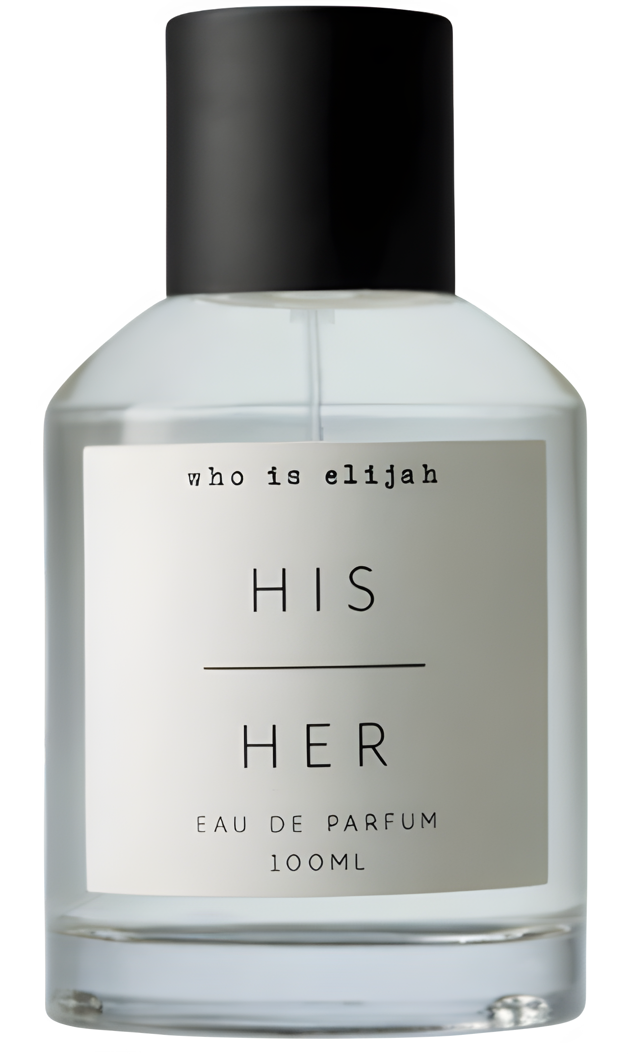 His | Her by Who is Elijah perfume bottle