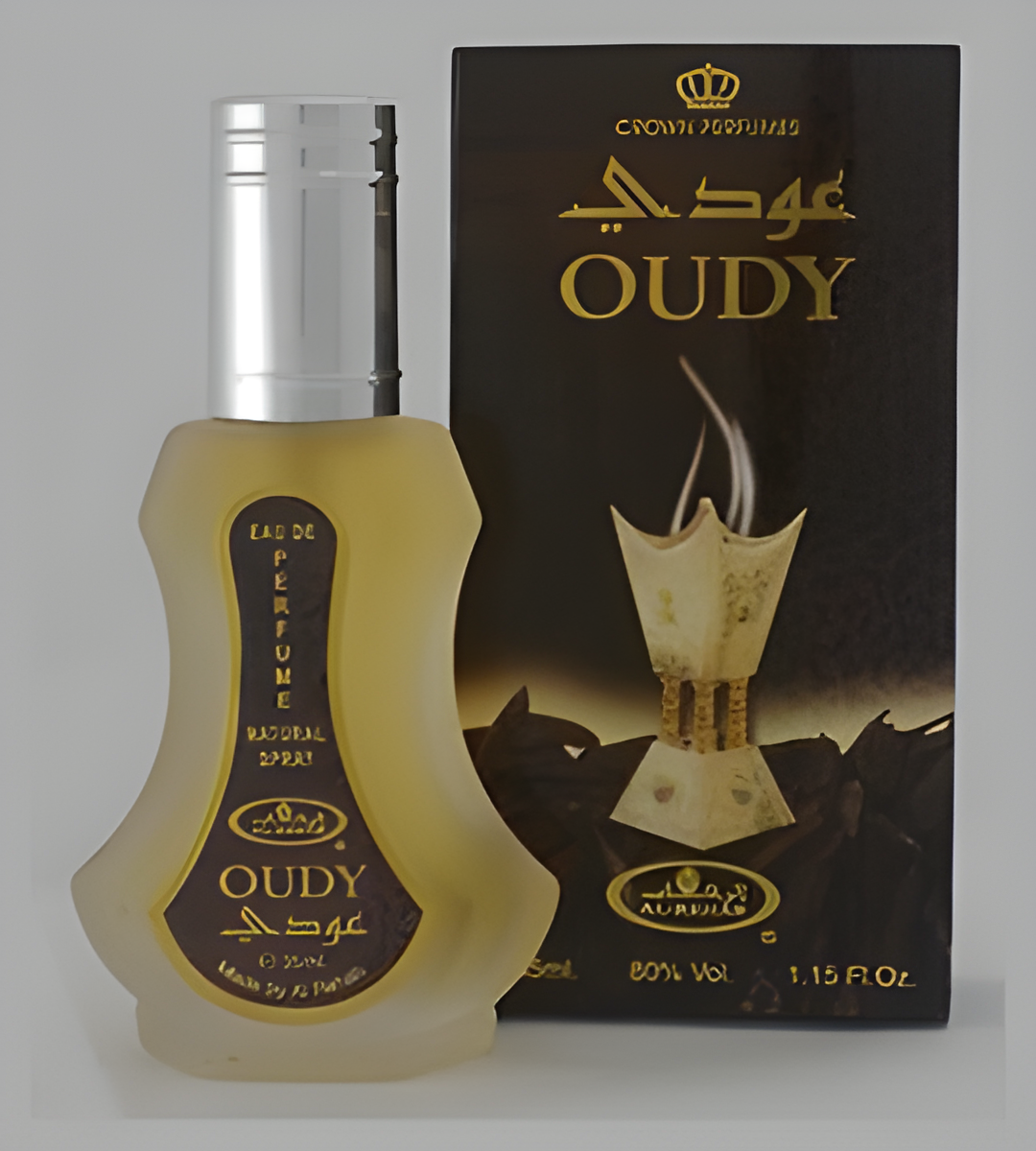 Oudy by Al-Rehab perfume bottle