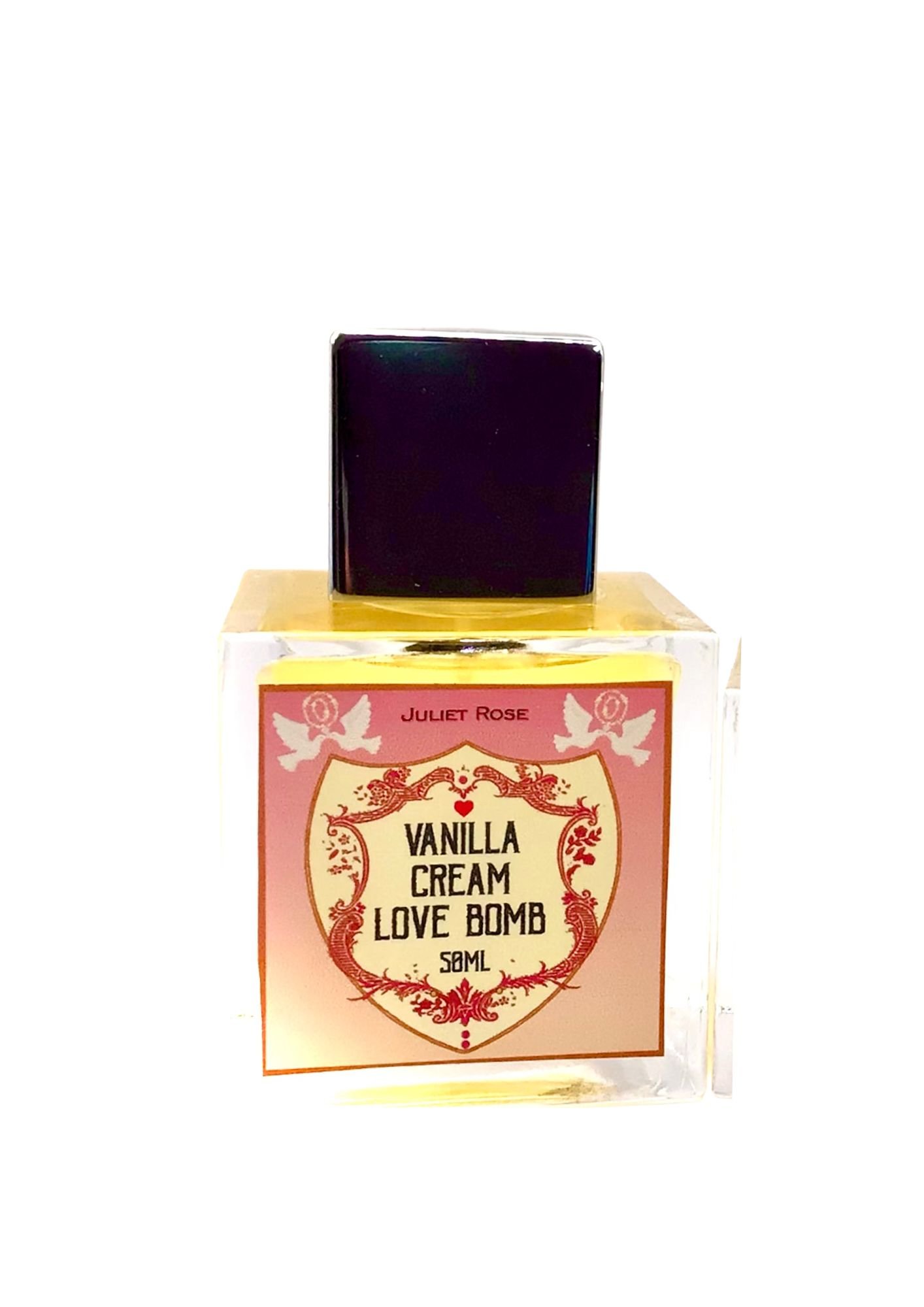 Vanilla Cream Love Bomb by Juliet Rose perfume bottle