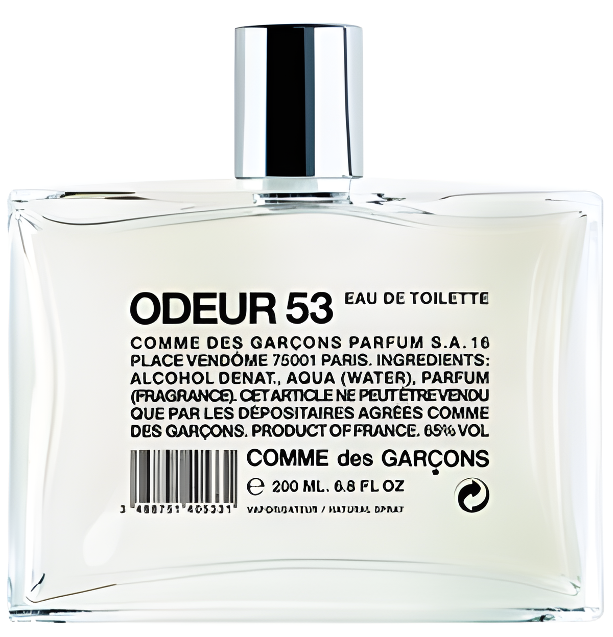 Odeur 53 by Comme des Garcons perfume bottle
