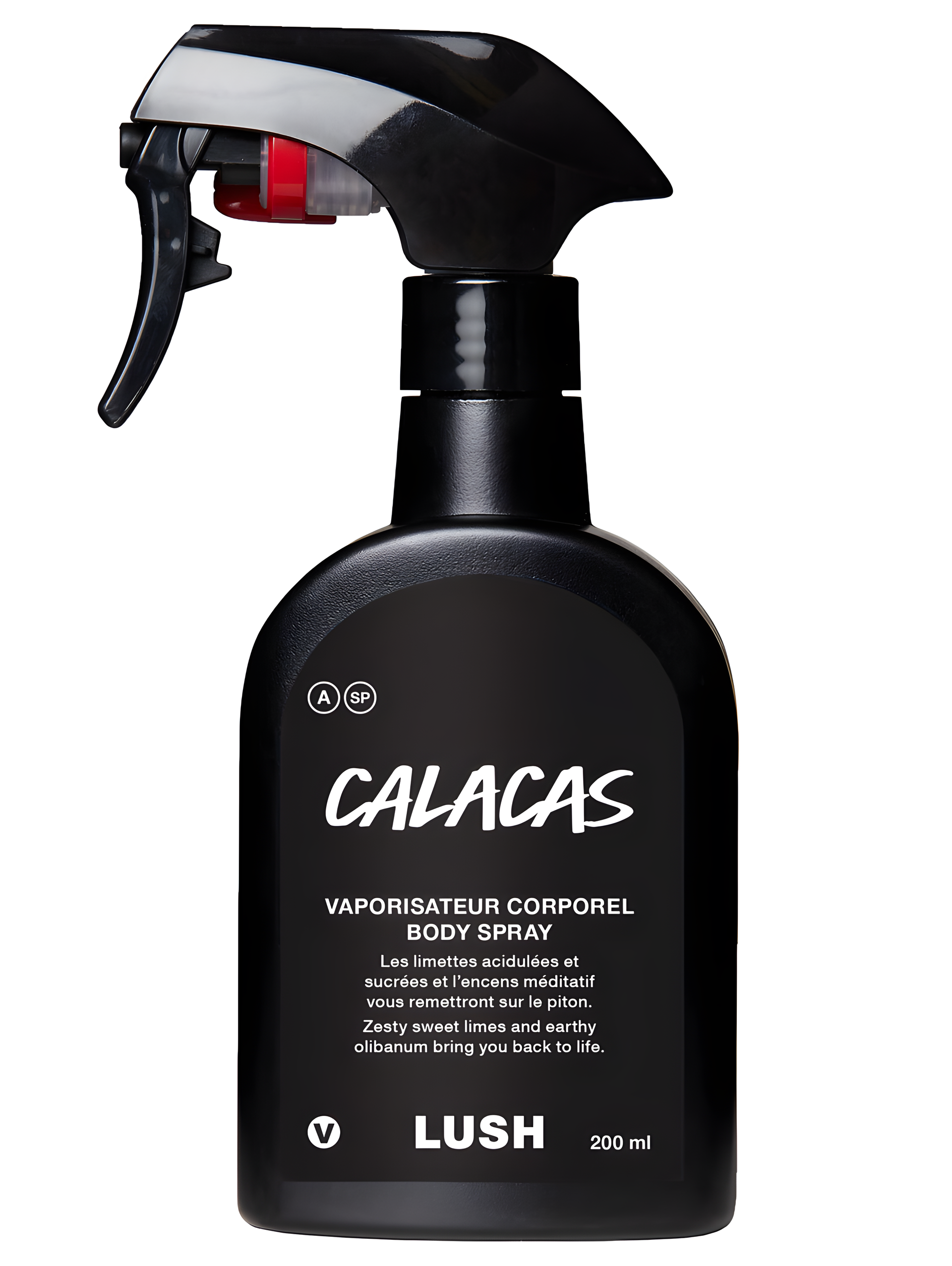 Calacas by Lush perfume bottle