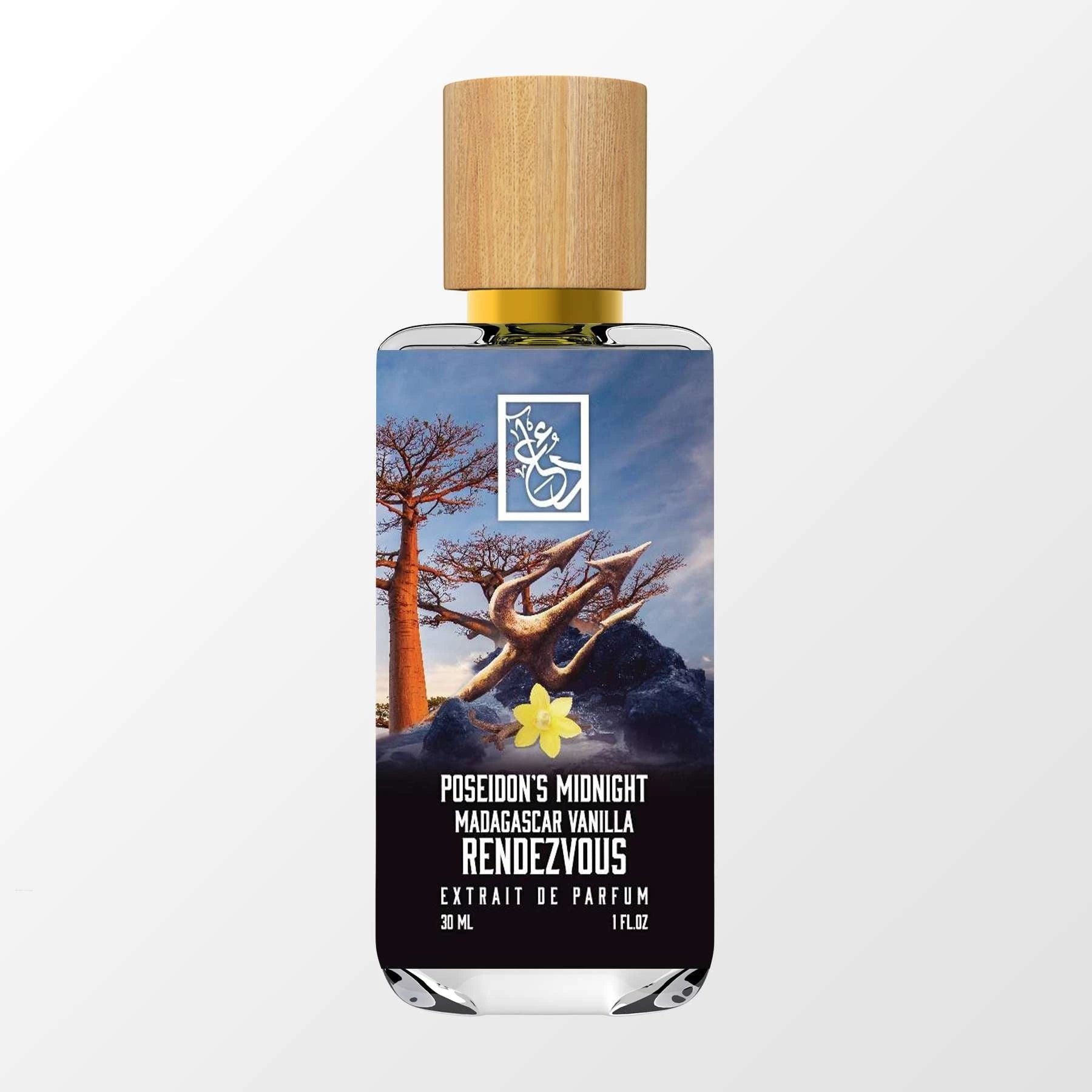 Poseidon's Midnight Madagascar Vanilla Rendezvous by The Dua Brand perfume bottle