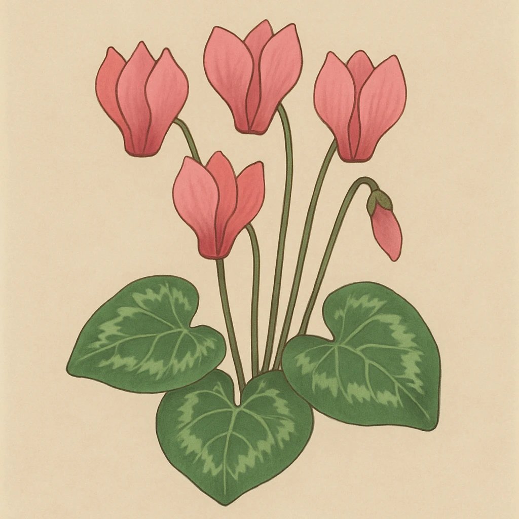Picture of Cyclamen note