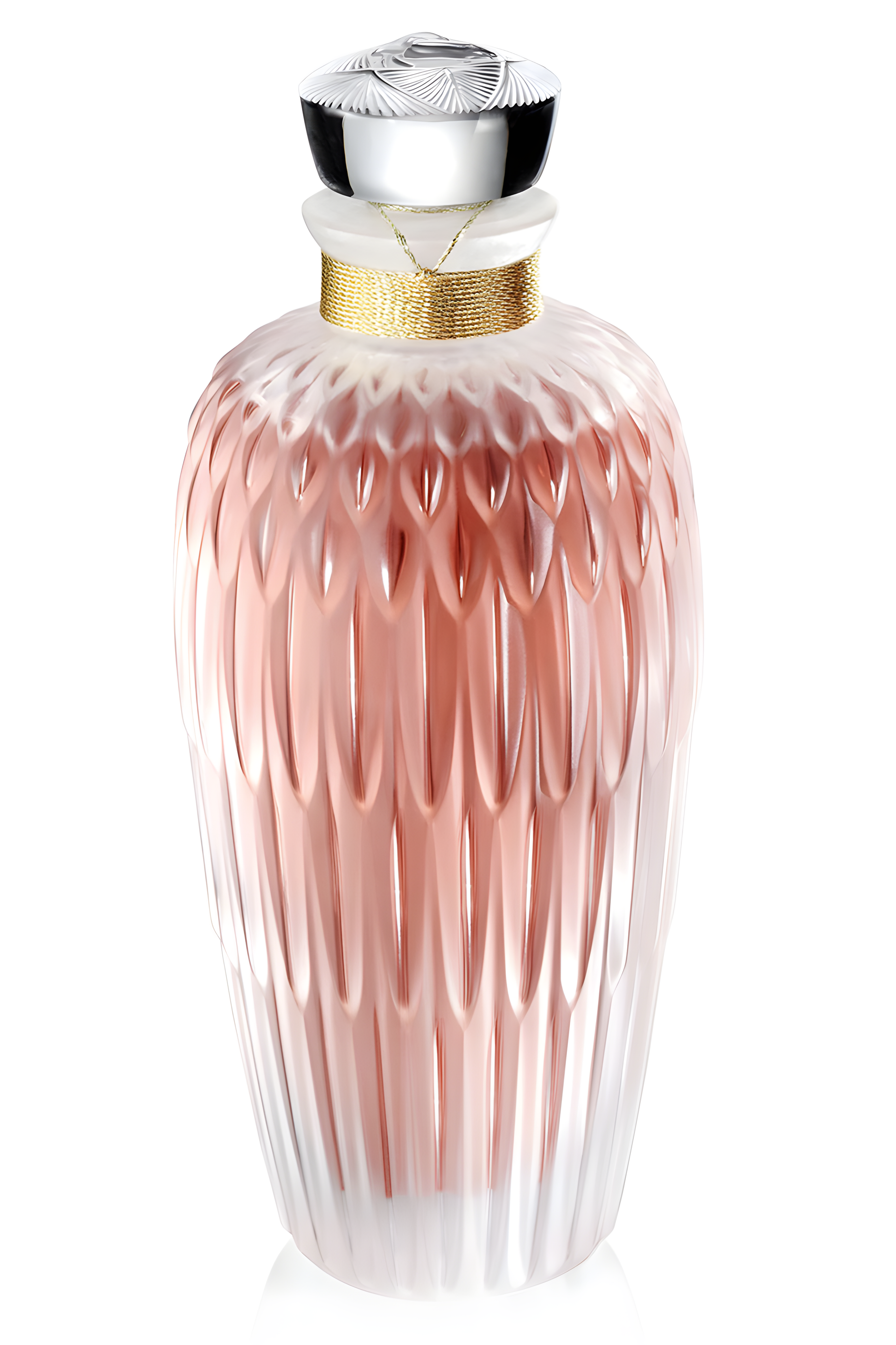Lalique de Lalique Plume Crystal Flacon by Lalique perfume bottle