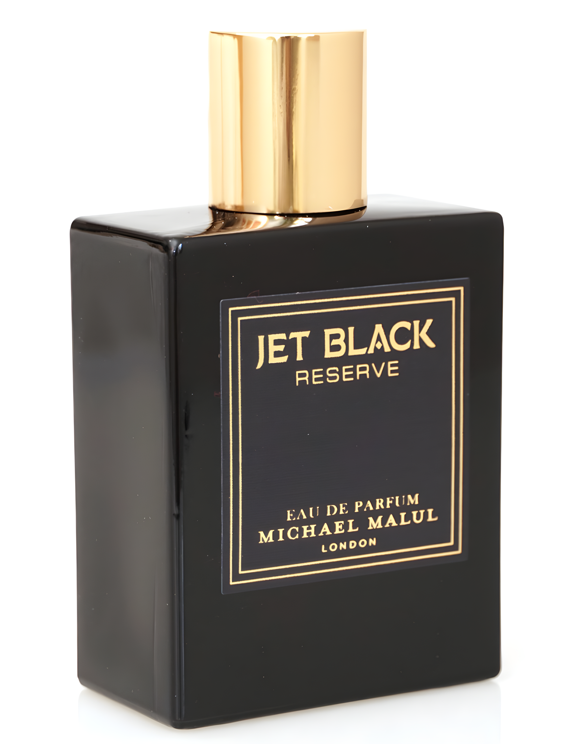 Jet Black Reserve by Michael Malul London perfume bottle