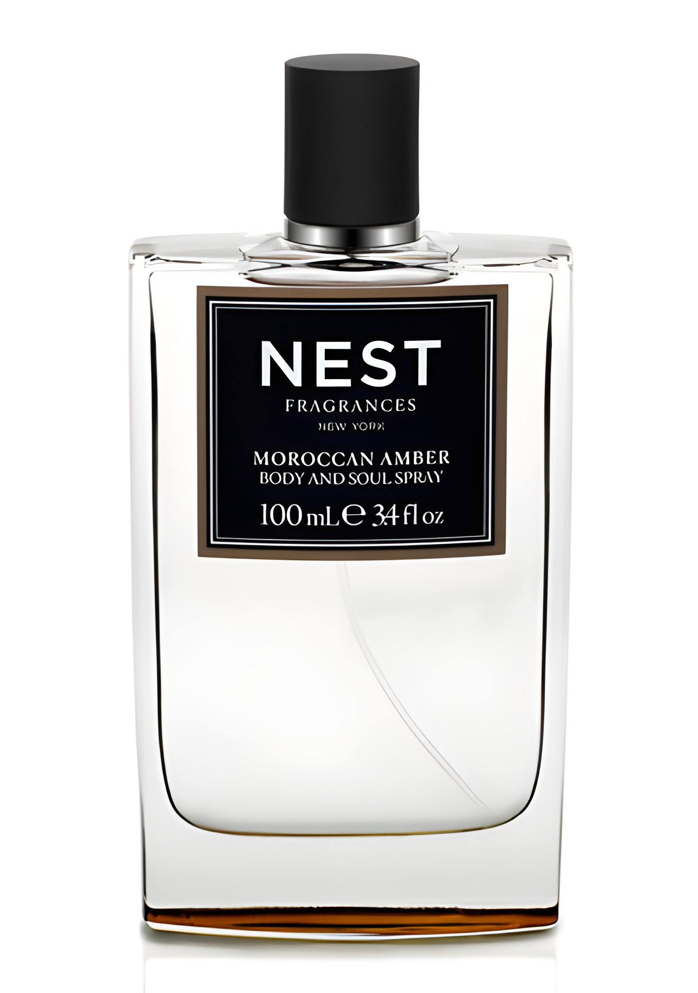 Moroccan Amber Body & Soul by Nest perfume bottle