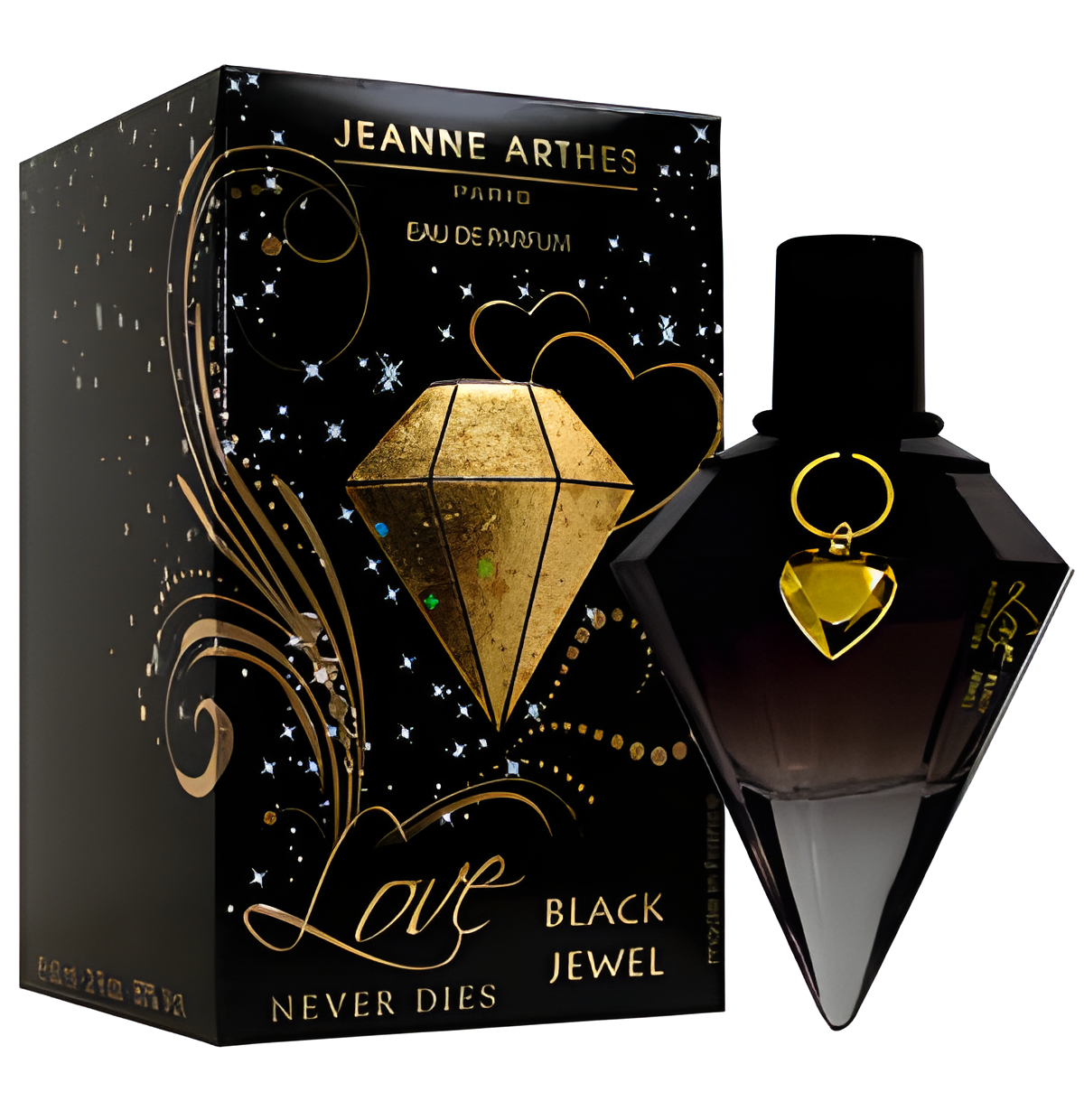 Love Never Dies Black Jewel by Jeanne Arthes perfume bottle
