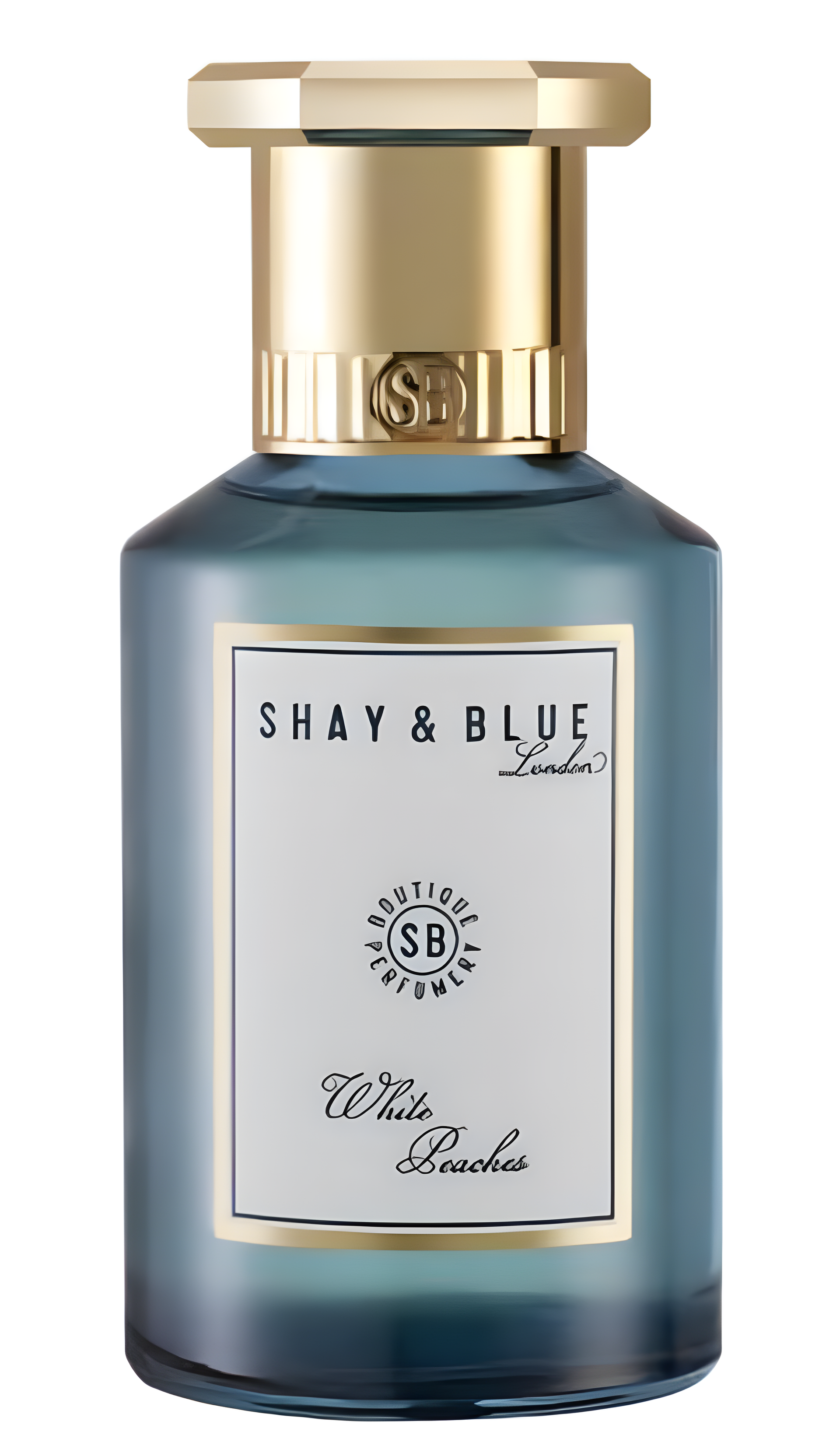 White Peaches by Shay & Blue London perfume bottle